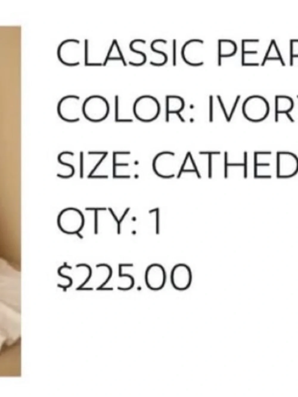 Vowd cathedral length pearl veil, never worn!